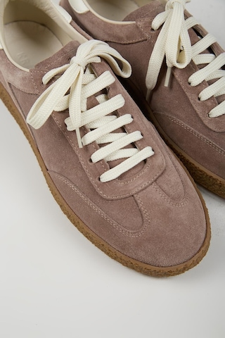 Krahe Palminteri 2 Erkek Hakiki Deri Bağcıklı Vizon -ekru Sneakers