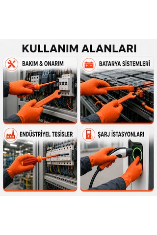 Penta Touch-e Ark Koruyuculu İzole Eldiven 1000v Class 0 Turuncu