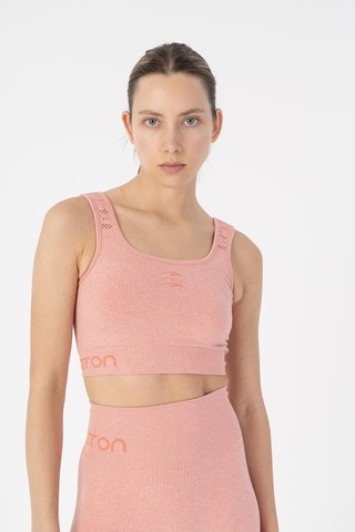 Maraton Slimfit Kadın Düz Yaka Gül Bra Kırmızı