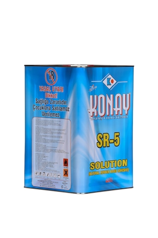 Konay Yapıştırıcıları Ayakkabı / Yapıştırıcı / Solüsyon / Konay Sr-5 / 10 Kg Beyaz