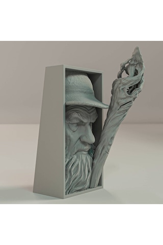 Beyazgandalf Kitap Nook - Özel Tasarım Kitaplık Dekoru Ve Duvar Süsü