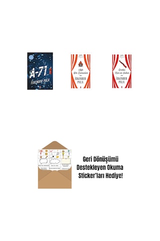 A-71 + Aşk Bir Zamanlar Ciltli + Darbe: Kan Ve Sultan Ciltli + Okuma Sticker'ları