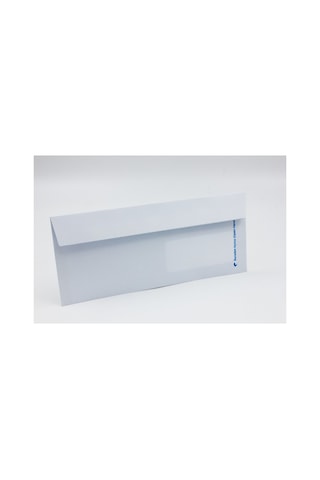 100 Adet Pencereli Diplomat Zarf 90 Gr 10,5 X 24 Cm 1. Hamur
