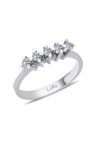 Lova G Renk 0,23 Karat Pırlanta Beştaş Yüzük - 1070085