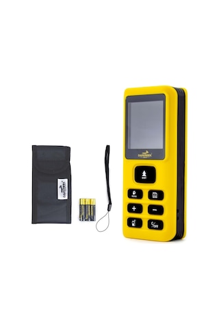 Dawreek Mesafe Ölçer E40 Yellow 80 Metre Dijital El Tipi Mesafe Ölçüm Cihazı
