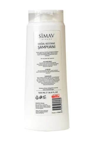 Simav Synaus Kestane Özlü ve Termal Sulu Şampuan 500 ML