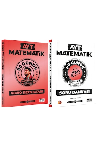 Mert Hoca 90 Günde AYT Matematik Video Ders Kitabı ve AYT Matematik Soru Bankası Seti Mert Hoca 90 Günde AYT Matematik Video Ders Kitabı ve AYT Matematik Soru Bankası Seti