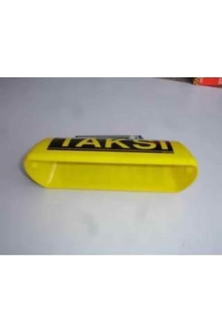 Taksi Levhası Camı Sarı Yazısız Model