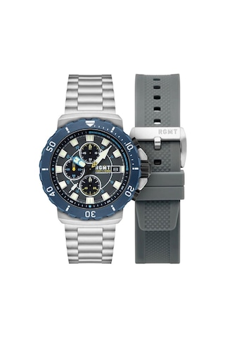 Trench Chronograph Rg-8058-33 Otomatik Erkek Kol Saati Metalik Gri