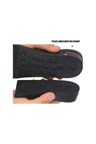 3m Ünisex 5 Cm Tam Boy Uzatıcı Tabanlık Hava Yastıklı Uzatan Ayakkabı Tabanlığı Gizli Topuk Yük Standart