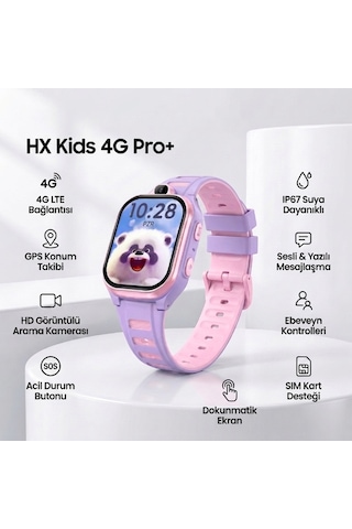 Arvonx HX Kids 4G Pro+ Akıllı Çocuk Saati (İthalatçı Garantili)