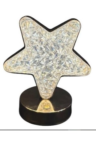 Dekoratif Yıldız Masa Lambası Led Gold Dekoratif Yıldız Masa Lambası Led Gold