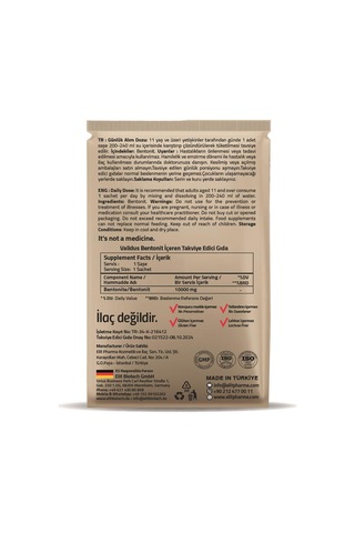 Bentonite 10000 Mg 30 Sachets
