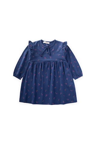 Desenli Mevsimlik Elbise 1-7 Yaş Kiraz Desen Kiraz Desen