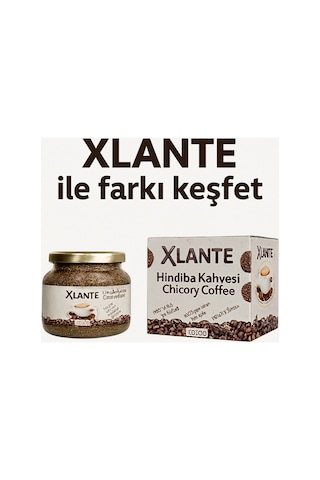 Xlante Hindiba Kahvesi 150 G Net 60 Kullanımlık 1 Aylık Paket Yüksek Lifli Hazır İçecek Öğütülmüş