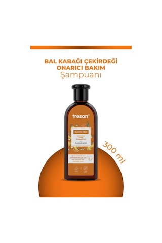Tresan Bal Kabağı Onarıcı Sülfatsız Şampuanı 300 Ml Tüm Saçlar