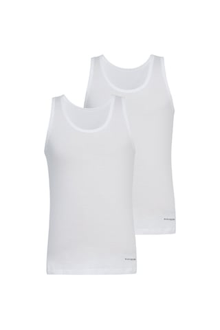 Blackspade Erkek Atlet 2li Paket Loose Fit 9225 - Beyaz