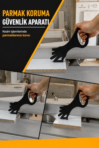 Parmak Koruma Güvenlik Aparatı Siyah