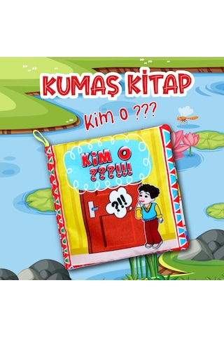 Tox Kim O Kumaş Sessiz Kitap T096 - Bez Kitap , Eğitici Oyuncak , Yumuşak Ve Hışırtılı