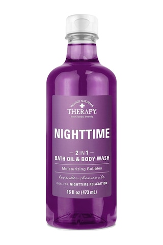 Village Naturals Therapy Nigttime Banyo Yağı + Vücut Şampuanı 473ml Lavanta