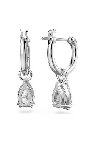 Swarovski Thebasıcs:Pe Pear Whıte/Rhs Küpe 5636716 Gümüş