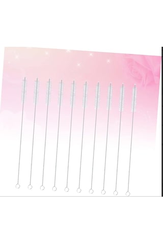 Pipet Temizleme Fırçası 10 Adet Metal