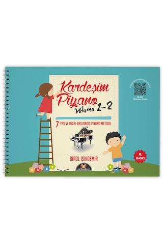 Kardeşim Piyano Metodu 1-2 - Birol Işıkdemir - Yurtrenkleri Yayınevi
