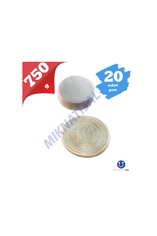 15X1Mm Silindir Disk Güçlü Neodyum Mıknatıs 20 Adet