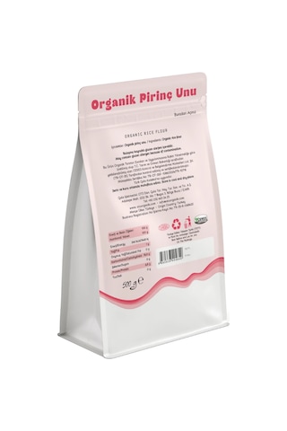Org.pırınc Unu 500 G Organik Sertifikalı, Pestisit Analizli