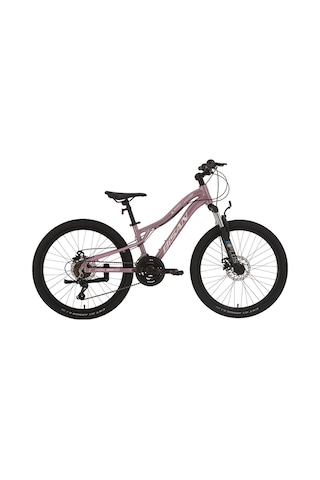 Bisan Kdx 2800-d Kadın Mtb Dağ Bisikleti 24 Jant 21 Vites Disk Fren 30 Cm Kadro Metalik Pembe