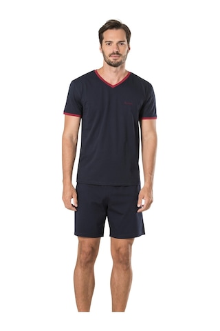 Pierre Cardin 5595 Erkek Çeyizlik 5'li Rob Pijama Takım-lacivert Lacivert
