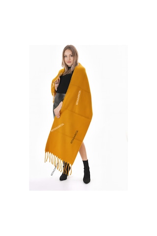 Ritagarcia Premium Soft Buklet Atkı Hardal