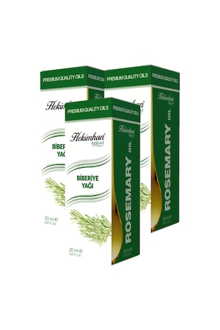 Hekimhan Bitkisel Biberiye Yağı 3 x 20 ML