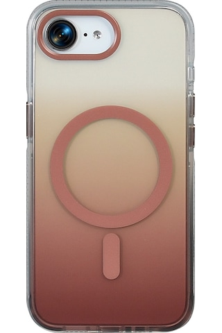 Apple Uyumlu iPhone 16e Kılıf M-safe Şarj Özellikli Transparan Renk Geçişli Zore Toros Kapak Mavi