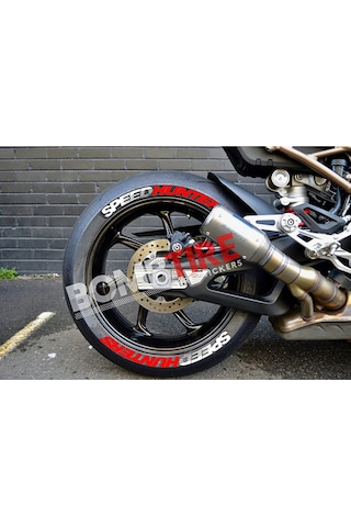 Motosiklet Lastik Yazısı 4 Adet 2.5 Cm Oto Lastik Yazısı Sticker Arma Şeritt Yapıştırıcısız