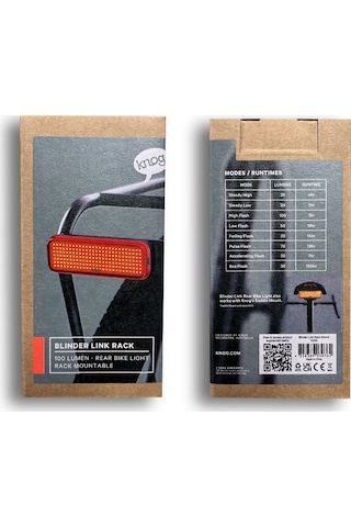 Knog BLINDER LINK 100 Lm USB Bagaj Bisiklet Stop Lambası