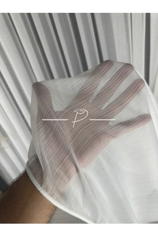 Tül Perde Vakko Bambu Ultra Gramajlı Lüx Armür Çok Renkli