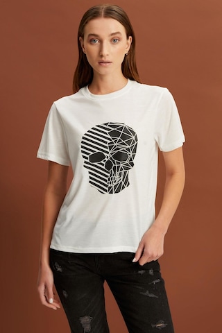 Alexandergardı Baskılı Basic T-shirt B22-385a 001