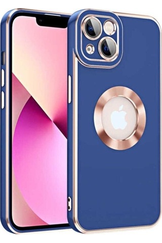 Apple Uyumlu iPhone 14 Plus Kılıf Zore Kongo Kapak Lacivert