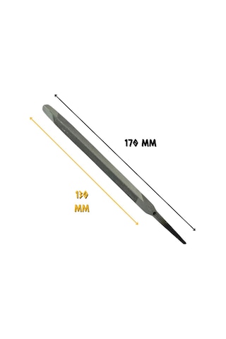 Sgs Üçgen Eğe Regular Kalın Dişli 5" - 130 Mm. - 1 Adet