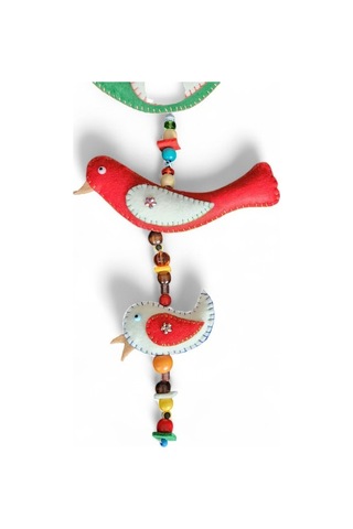 Bereket Kuşları Yeşil Kırmızı Beyaz