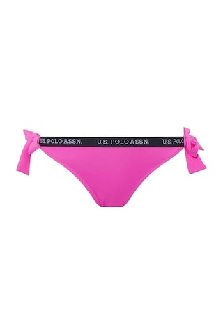 U.S. Polo Assn. Kadın Pembe Kalın İpli Bikini Alt Pembe