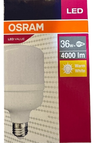 Osram 36w 197w 3000k Sarı Işık E27 Duylu Led Torch Ampul