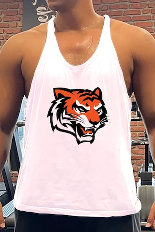 Tigerbe Gym Fitness Tank Top Sporcu Atleti