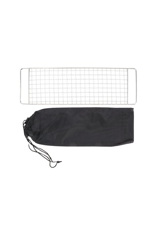 Barbekü Izgara Izgarası 304 Paslanmaz Çelik Makul Boşluk Boyutu Yüksek Sıcaklık Direnci Taşınabilir Izgara Ağı