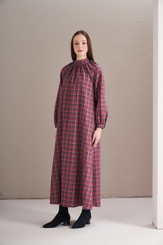 Blok Elbise Bordo Laci Bordo Laci Bordo - Lacivert