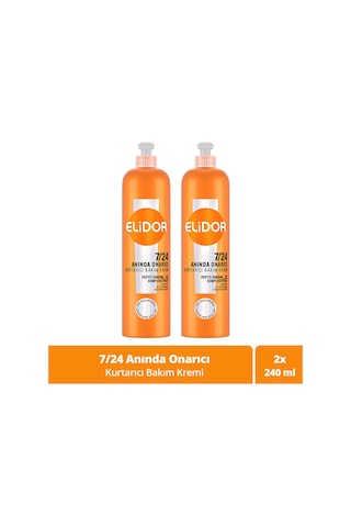 7/24 Kurtarıcı Saç Bakım Kremi Anında Onarıcı 240 Ml X2