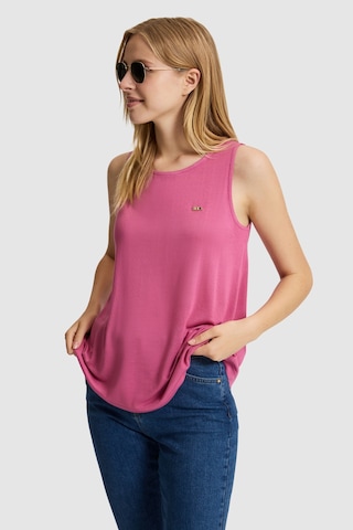 U.S. Polo Assn. U.s. Polo Assn. Kadın Fuşya Tişört Basic 50323548-vr023 Fusya