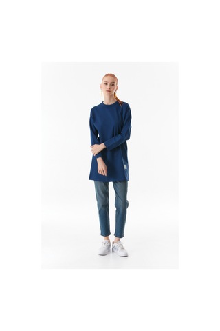 Fullamoda Basic Bisiklet Yaka Tunik 24ygb467204663-indigo 24YGB467204663-İndigo