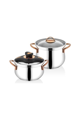 Schafer Alia Çelik Çeyiz Seti 18 Parça Bakır